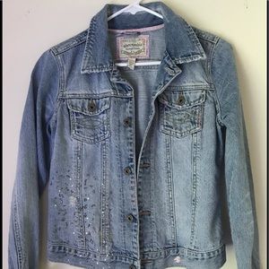 Girls Large Abercrombie denim jean jacket